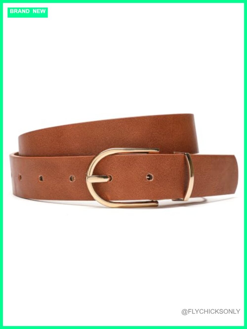 Faux Leather Women's Belt 1.10 Inch Waist Jeans Accessory